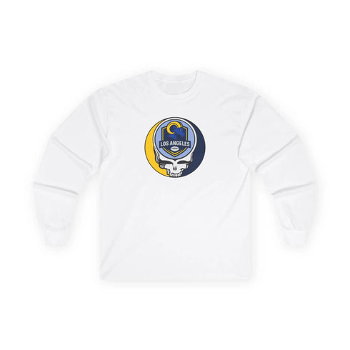 Grateful Dead - Los Angeles Rams Stealie Ultra Cotton Long Sleeve Tee - StealieShop